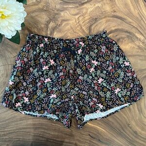 LOFT floral print casual shorts